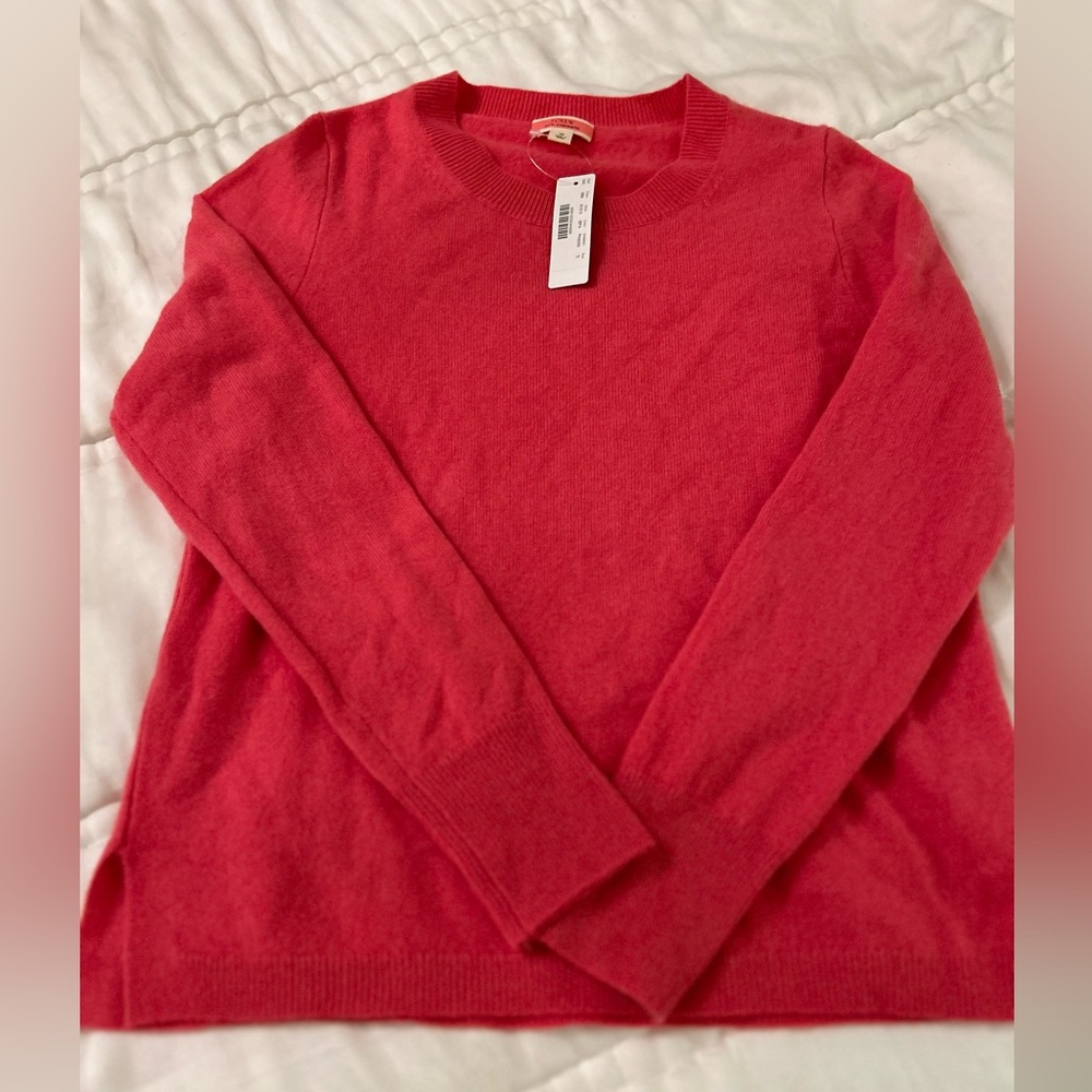 Jcrew new cashmere watermelon sweater. With tags